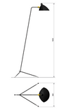 Standing lamp 1 arm