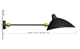 Sconce 1 arm 2 swivels
