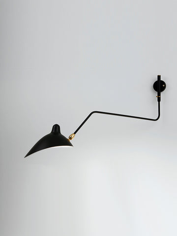 Sconce 1 rotating curved arms