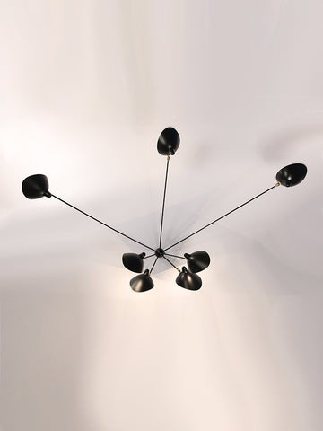 SEVEN-ARM SPIDER WALL LAMP