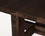 FARMHOUSE TRESTLE TABLE 120 SQUARE