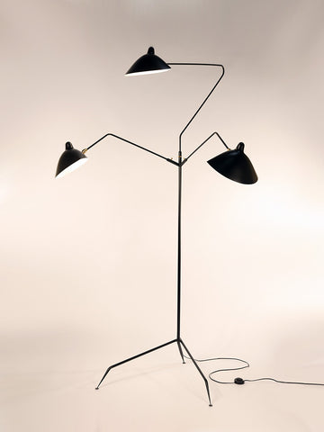 THREE ARM FLOOR LAMP