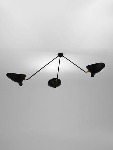Ceiling lamp “Spider” 3 still arms