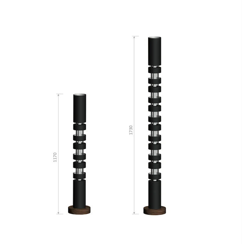 LARGE TOTEM FLOOR LAMP