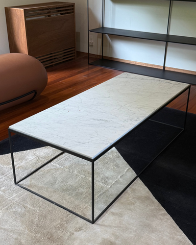 Slim Marble Low Table 118 | 展示品