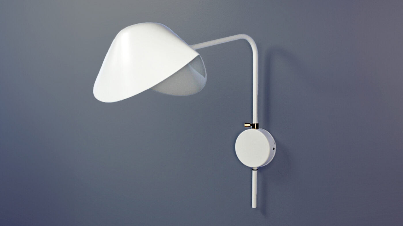 Small bed side sconce “Antony” round case
