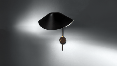 Small bed side sconce “Antony” round case