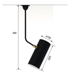 Ceiling lamp Tuyau Curved